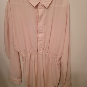 Elegant Light Pink Blouse